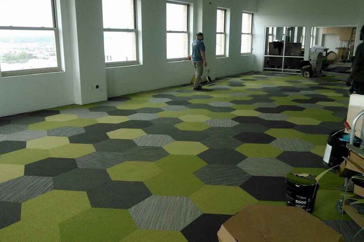 Company that installs Carpet Tiles in Commercial Buildings
